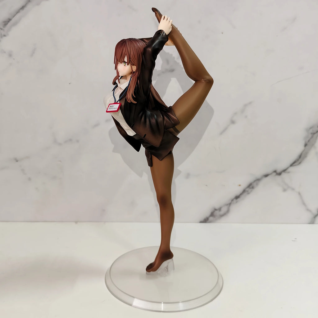 Bürodamenfigur im Anime-Stil, weiches Sammlerstück, schönes Mädchenmodell für Fans von Anime-Artikeln, handbemalte Actionfigur