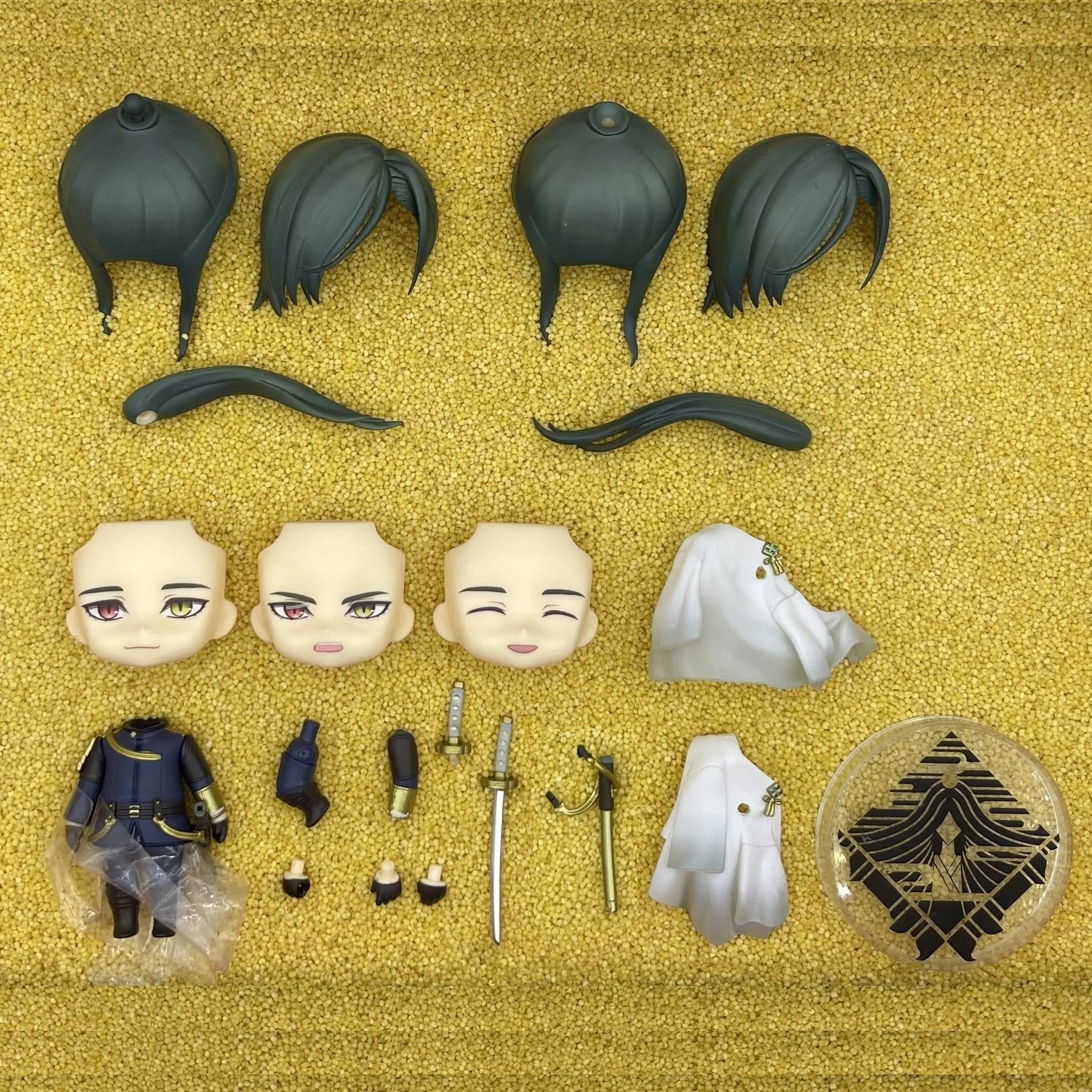 sanriyuezongjin GSC Clay Man Face doll face hair doll accessories