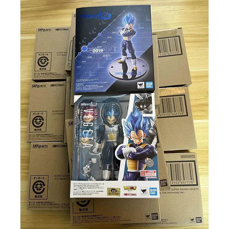 Original BANDAI S.H.Figuarts Son Gohan Vegeta DRAGON BALL in Stock Anime Action Collection Figures Model Toys