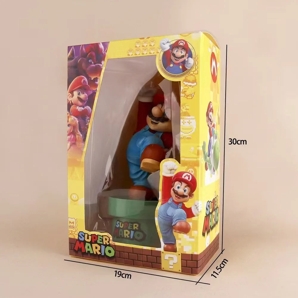 40 cm große Mario-Puppe, Anime-Figur, Modellspielzeug, Heimdekoration, Ornament