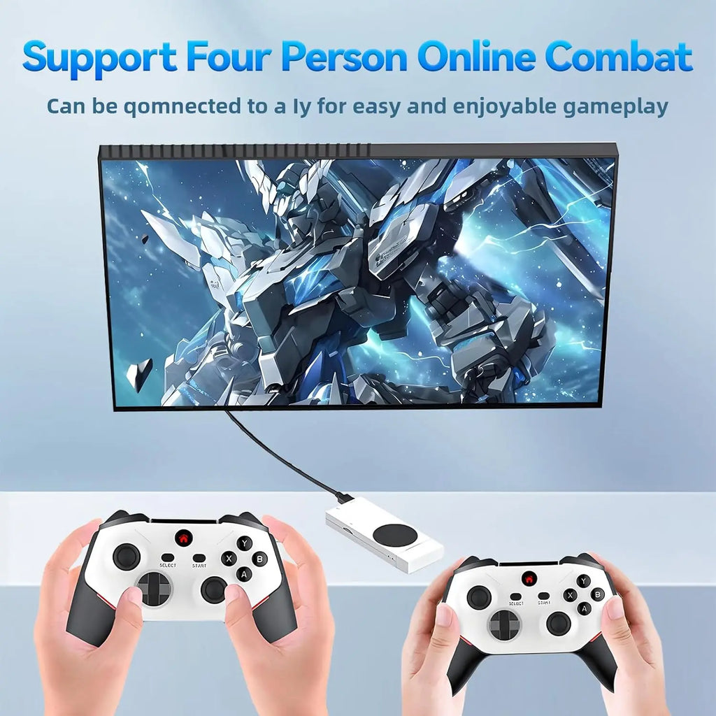 4K Game Stick M88 Retro Video Game Console 128G with Wireless Controllers 30+ Emulators PS2 Game Player  20000+ Games