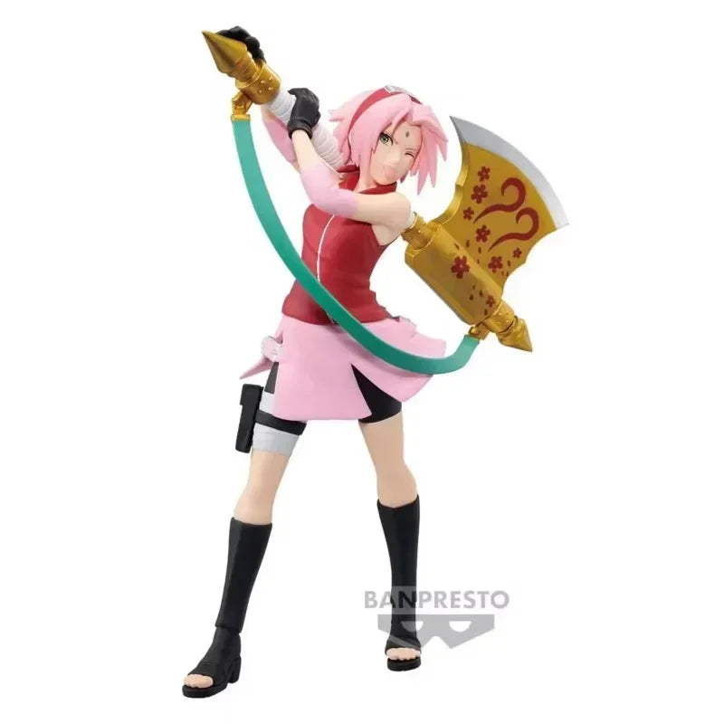 Original Bandai Shfiguarts Naruto Haruno Sakura Narutop99 Edition Actionfigur Anime Modell Spielzeug Ninjia Ornamente Figur Geschenke
