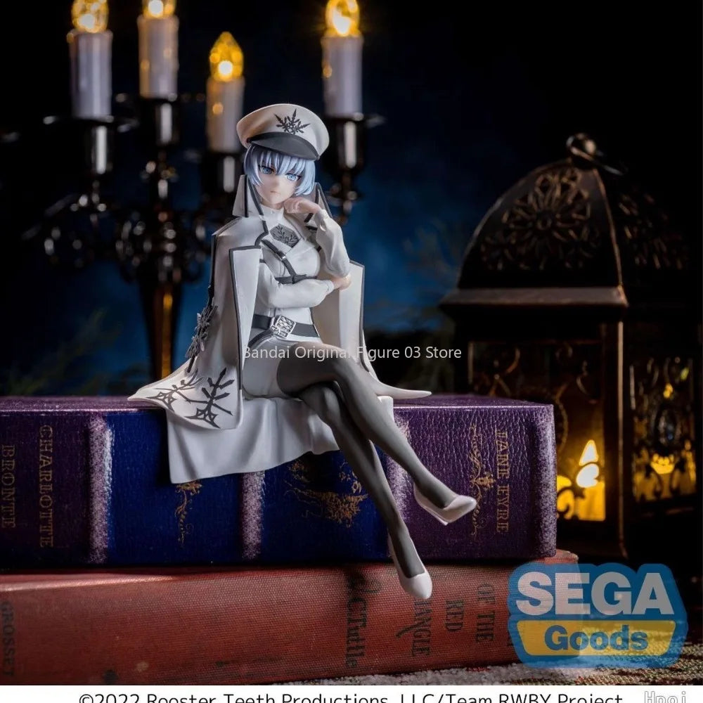 SEGA Original RWBY Ruby Rose Weiss Schnee Anime Character Model Ornament Collection Figure Kids Toy Christmas Birthday Gift