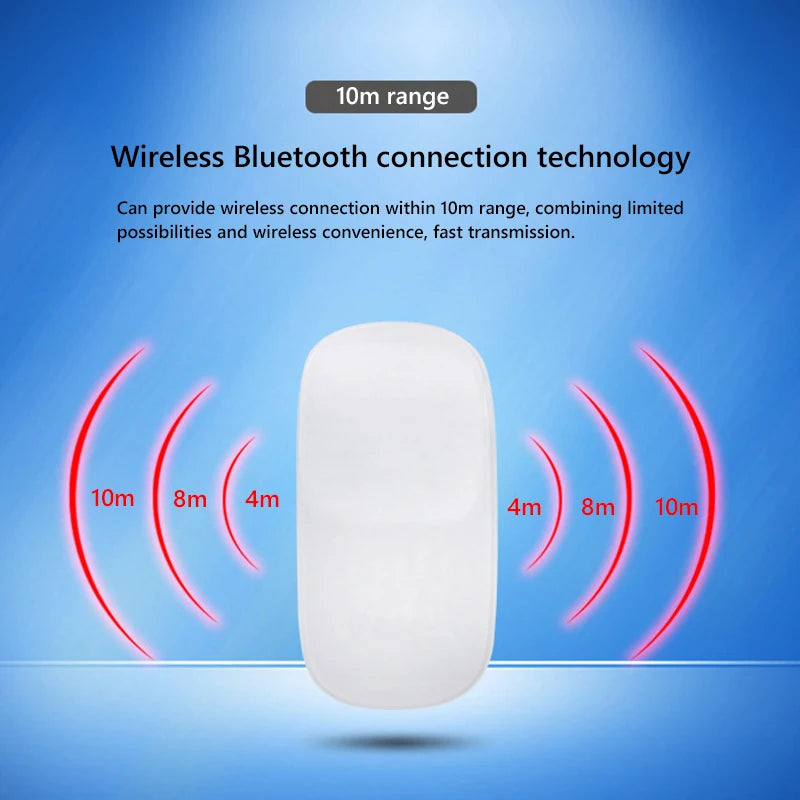 Xiaomi Drahtlose Bluetooth Computer Maus Magie Dual-Modus Stille Wiederaufladbare Touch Schlank Ergonomische PC Mäuse Für Apple Macbook Air