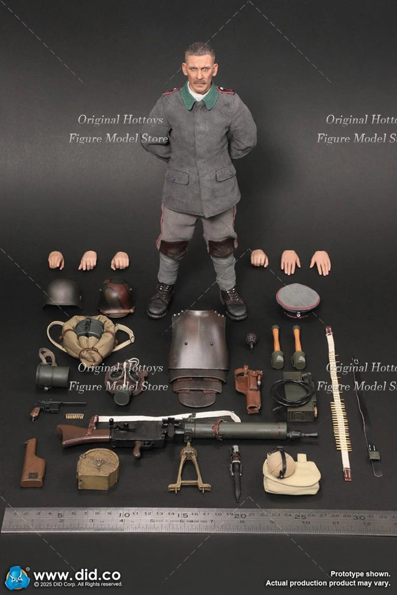 In Stock DID D11015 1/6 Scale Male Soldier Arthur MG08 Machine Gunner Full Set 12-inches Action Figure Model Doll Gifts
