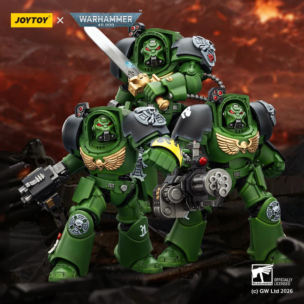 【MT】Original JOYTOY Warhammer 40K Salamanders Terminator 1/18 Action Figure Toy Collection