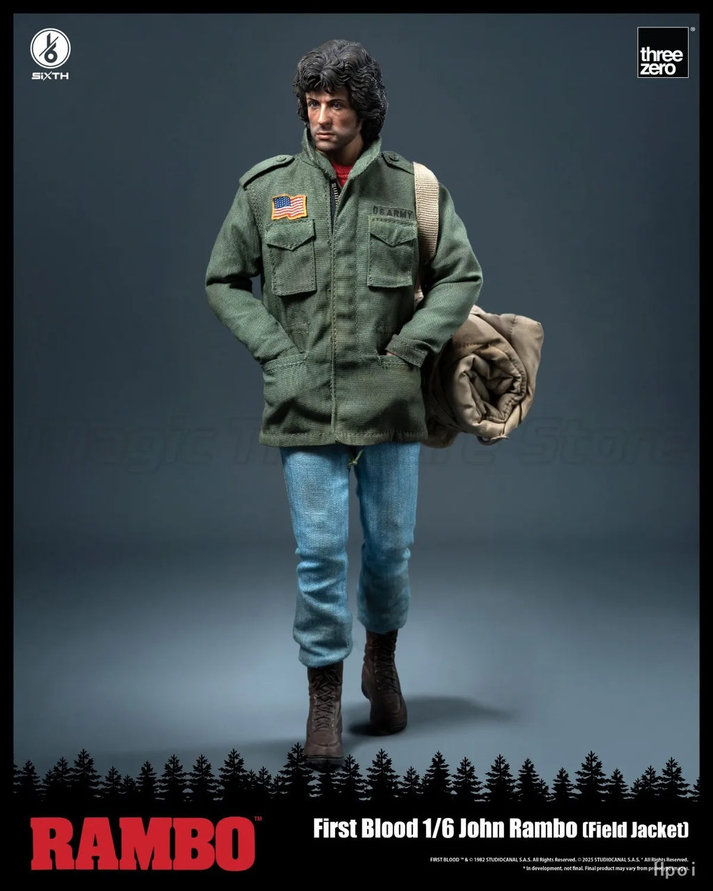 【MT】Pre-sale Original Threezero Rambo The Video Game John Rambo Field Jacket Edition 1/6 Action Figure Toy Collection