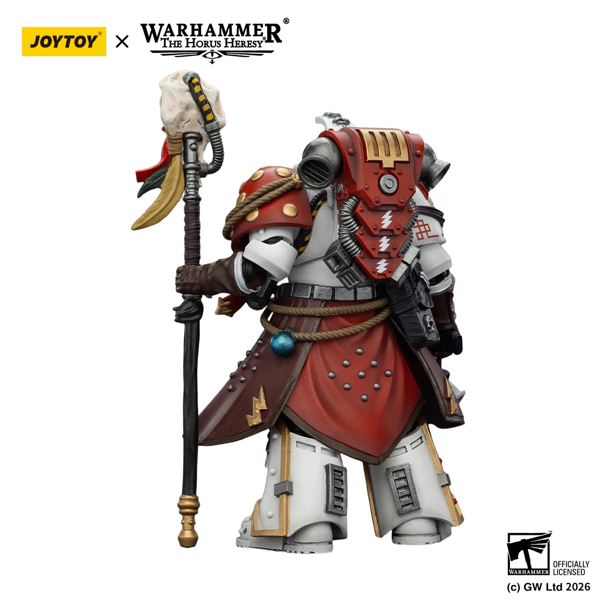 JOYTOY Warhammer 40,000 1/18 Action Figures White Scars Stormseer Consul Legion Praetor in Cataphractii Terminator Armour