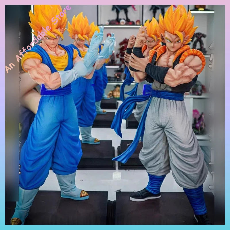 50 cm Jt 2 % Vegeta Actionfigur Gogeta Puppen Gk Anime Figuren Modell Statue Dragon Ball Ornament Kinderspielzeug Geburtstagsgeschenk