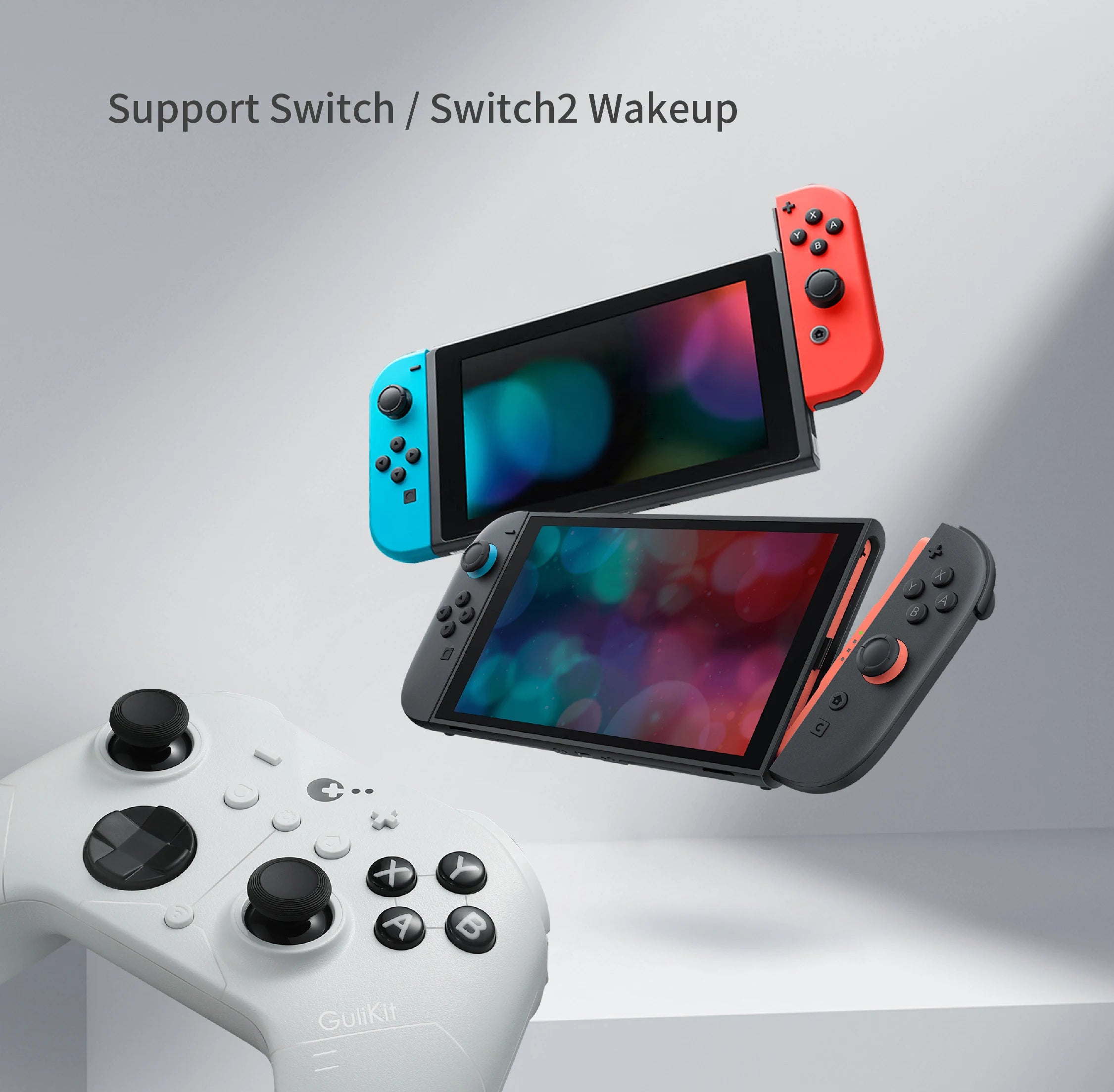 GuliKit ES Pro E-Sports Controller for Nintendo Switch / Switch 2, PC, Windows, Android with TMR Joysticks for Gameped