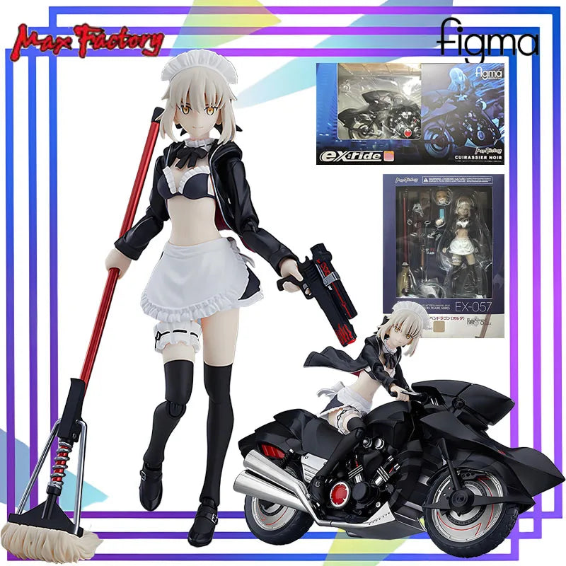 Max Original Figma Series《Rider/Artoria Pendragon [Alter]》Anime Action Figure Assembly Model Toys Collectible Model Ornaments