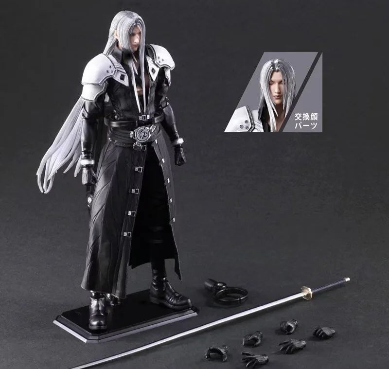 Фигурка Play Arts Kai Final VII Sephiroth PA Cloud Strive 28см, кукла, играчки, колекция, модел