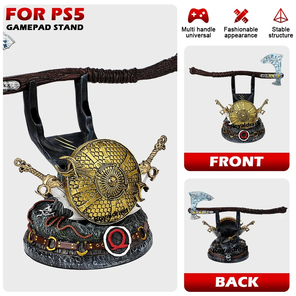 NEW Controller Holder For PS5/XBox/PS4/Switch Gamepad Stand God of War Desktop Decoration Universal Bracket For Mobile Phone