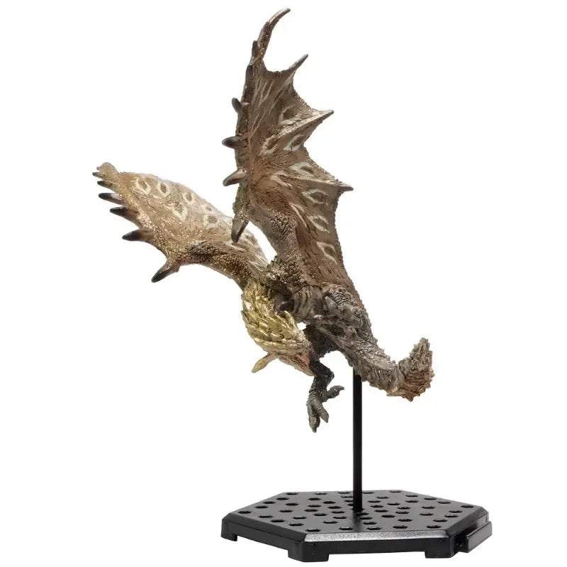 Monster Hunter World Iceborne Action Figure PVC Model, Nergigante Tigrex Basarios Dragon Collectible Decoration Toy for Adults