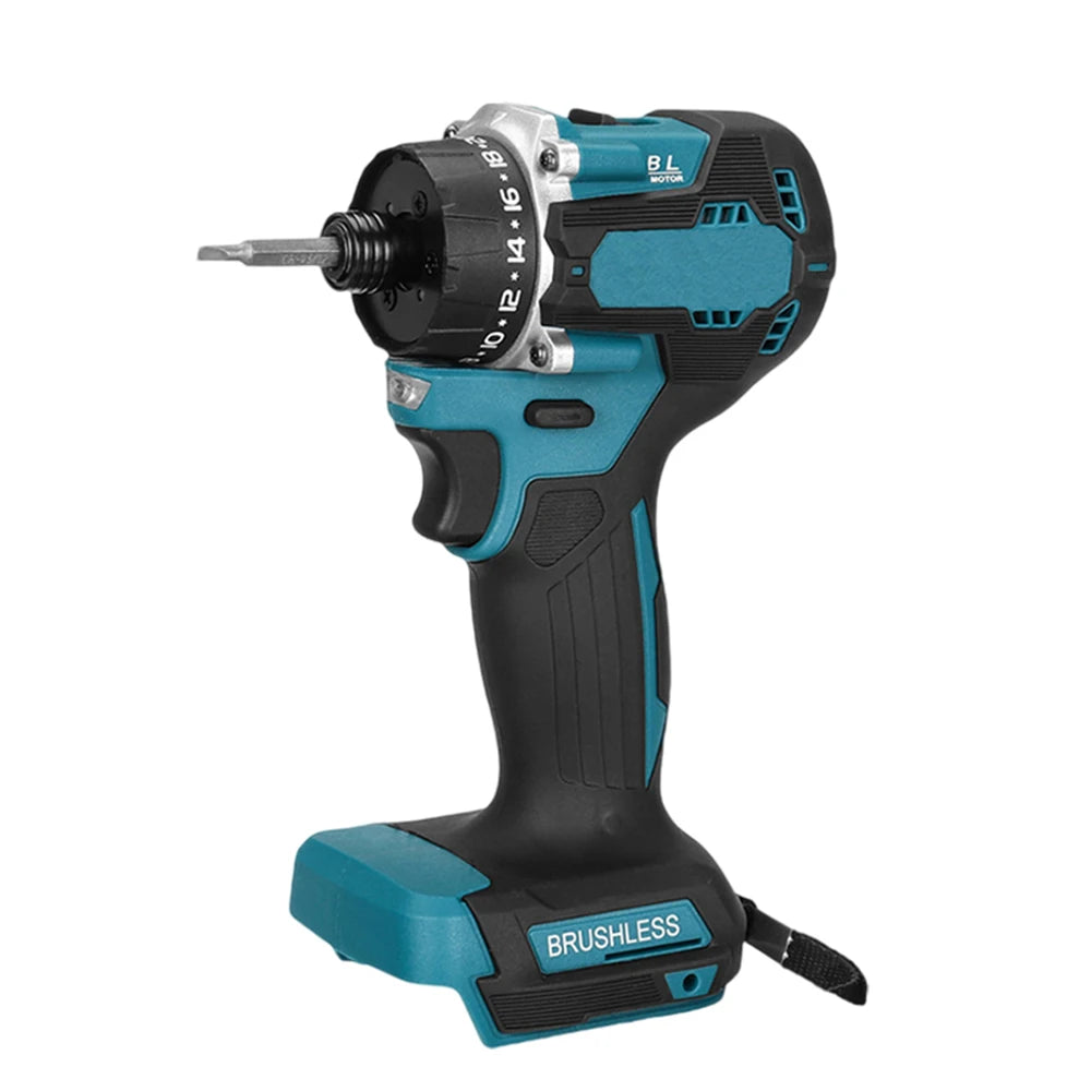 1000W 20+1 Torque 1/4inch Brushless Electric Screwdriver Cordless Electric Drill Power Tool for Makita 18v Battery 280N.m