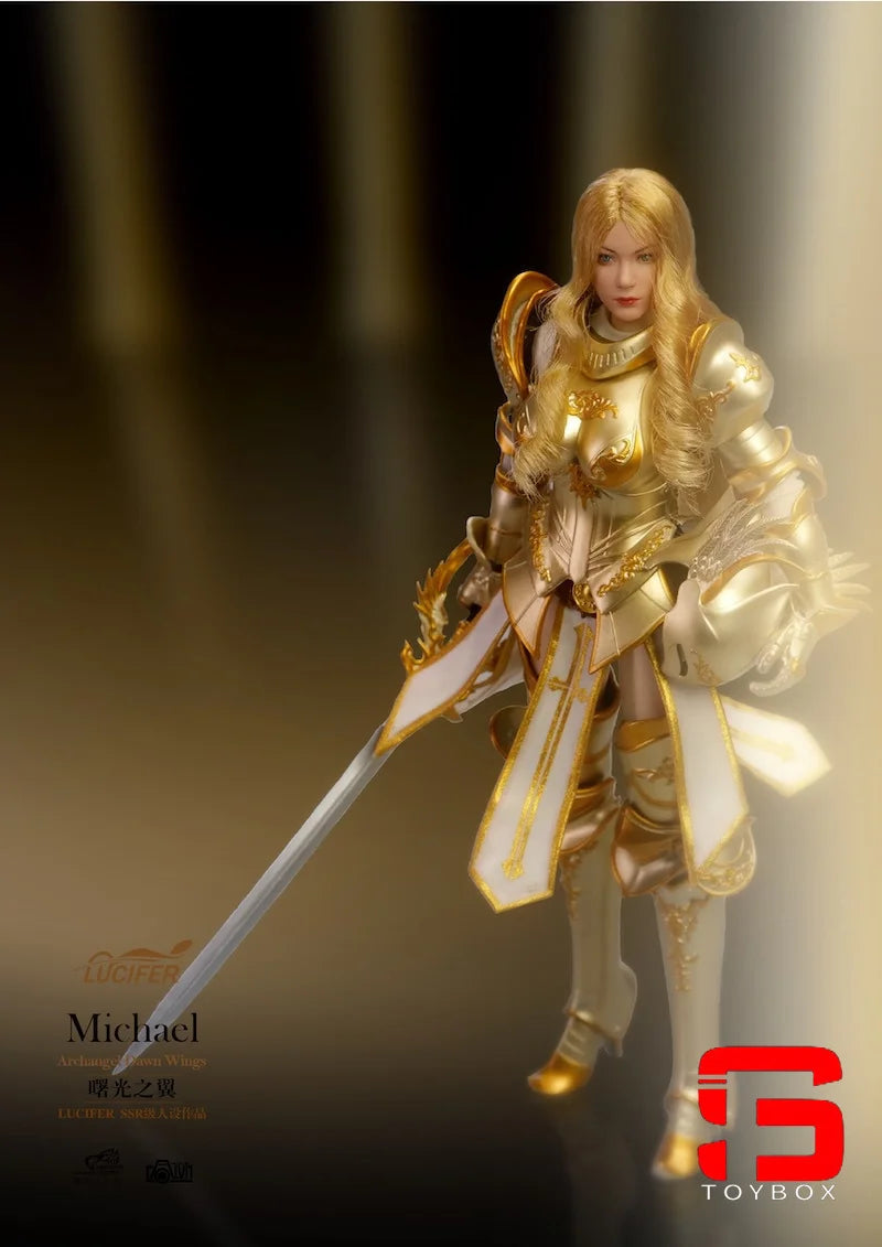Lucifer LXF2311 Dawn Wings Michael Actionfigur im Maßstab 1/12, 6 Zoll, weibliches Soldatenfigurenmodell für die Fan-Kollektion