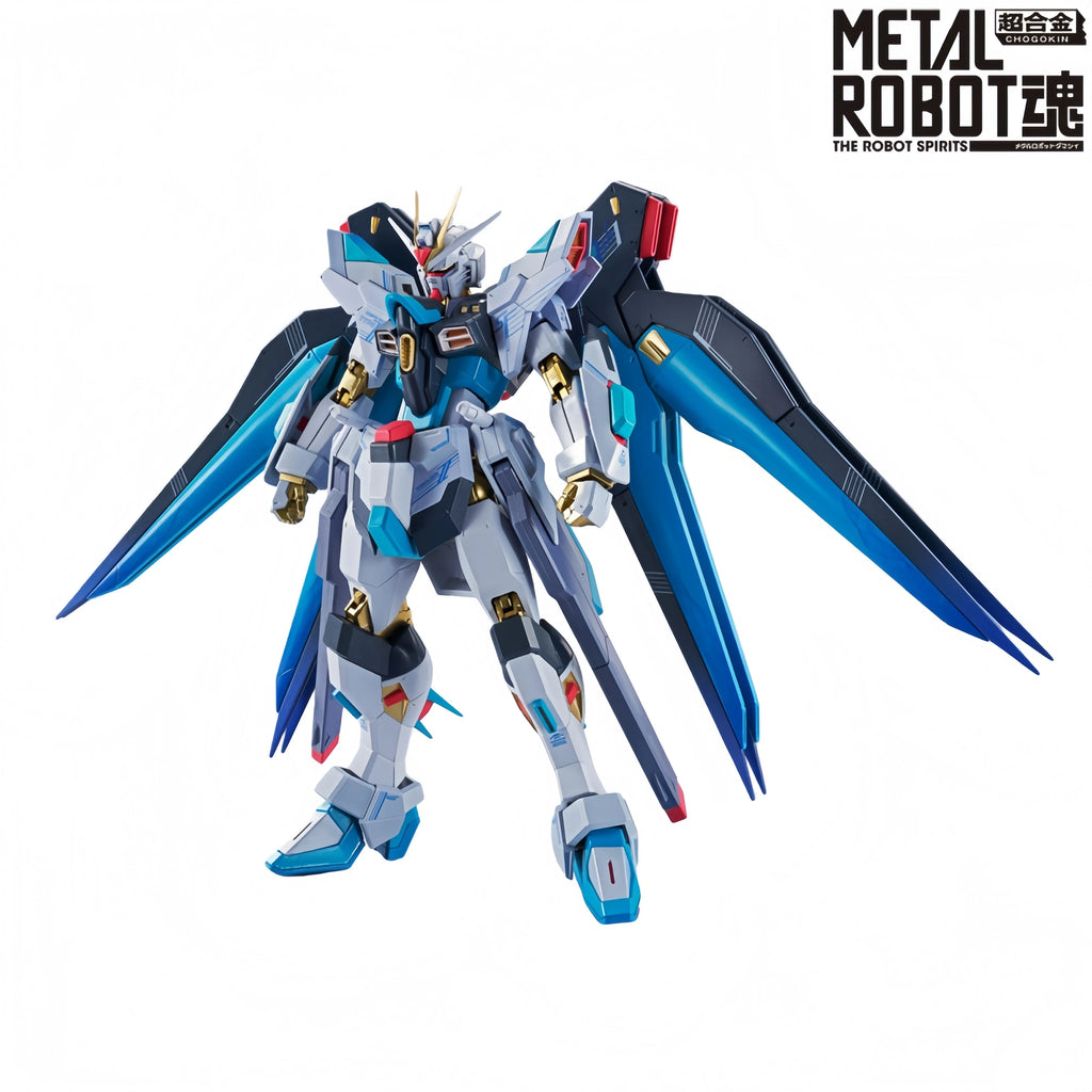 Bandai Anime Original Action Figure METAL ROBOT Spirits Strike Freedom Gundam Type II Hatsune Miku Ver. Limited Edition In Stock