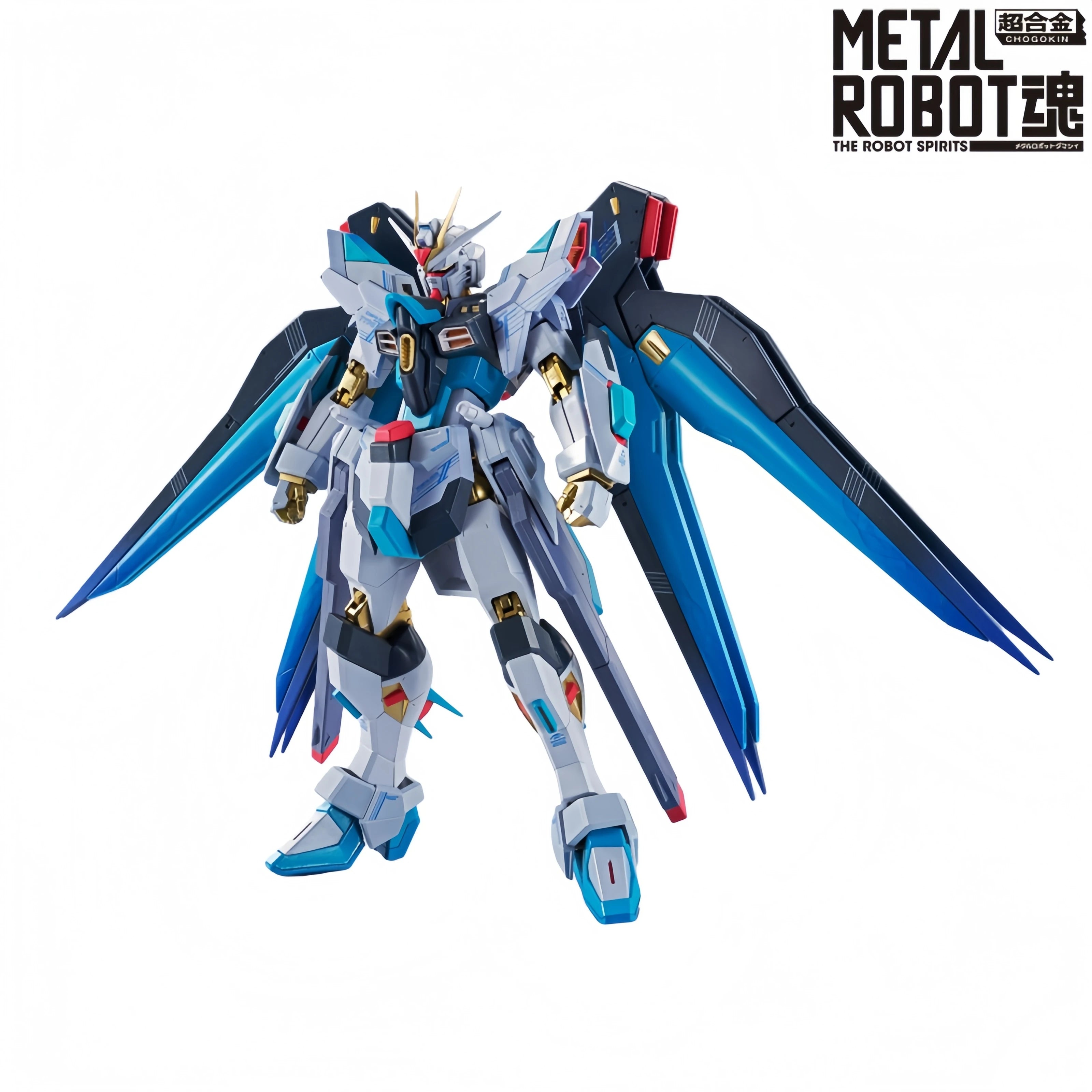 Bandai Anime Original Action Figure METAL ROBOT Spirits Strike Freedom Gundam Type II Hatsune Miku Ver. Limited Edition In Stock