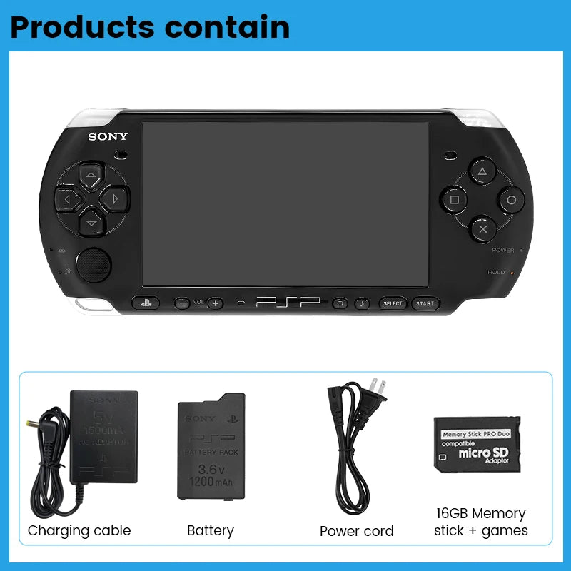 Original Sony psp 3000 Handheld Game Console (PSP-3006) psp sony 3000 PlayStation PSP3000 Game Console (Including games)