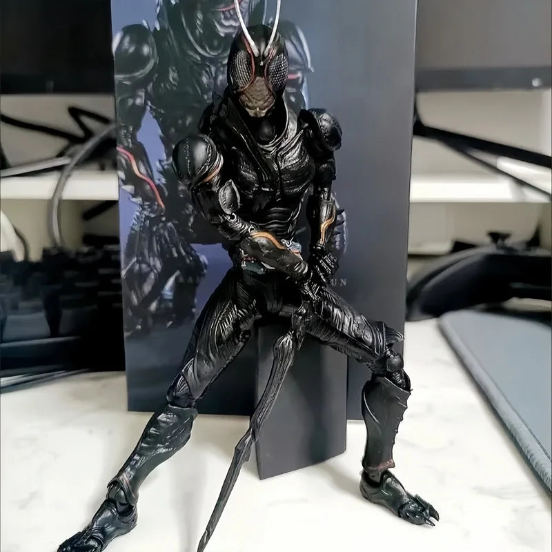 15cm Kamen Rider Black Sun Japanese Anime Figure Statue Pvc Action Figurine Collection Model Toys Boy Gift Decoration Homes