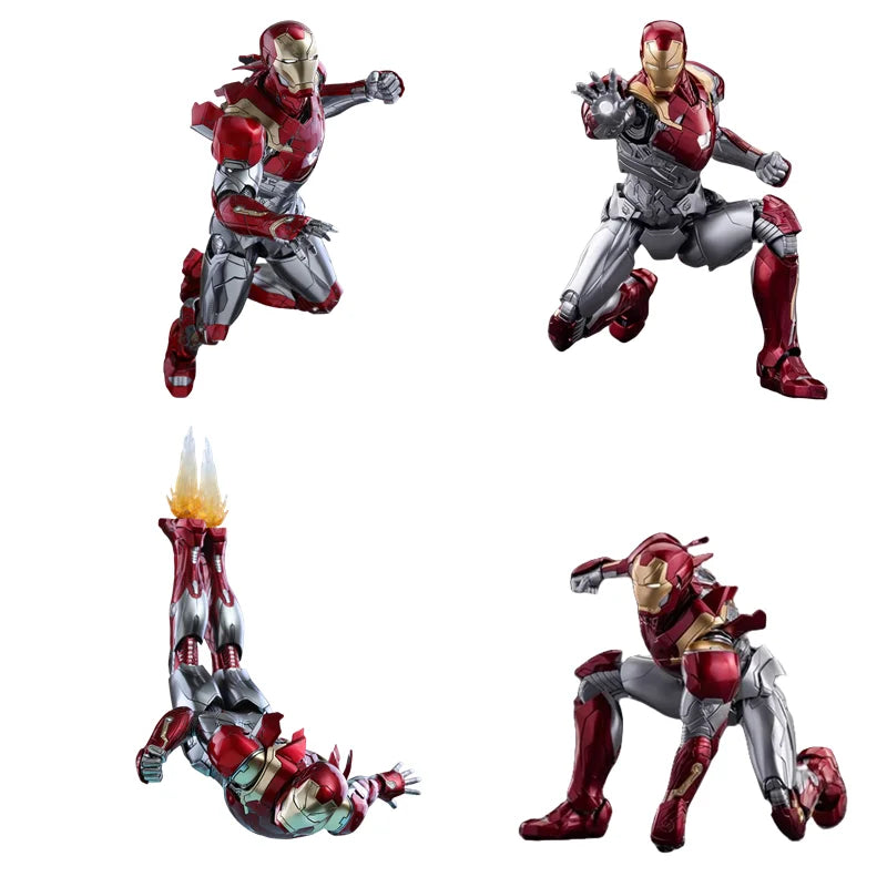 The Avengers Iron Man MK47 MK85 Action Figure Movable Handmade Model Collect Desktop Ornament  Toys Children Festival Gifts