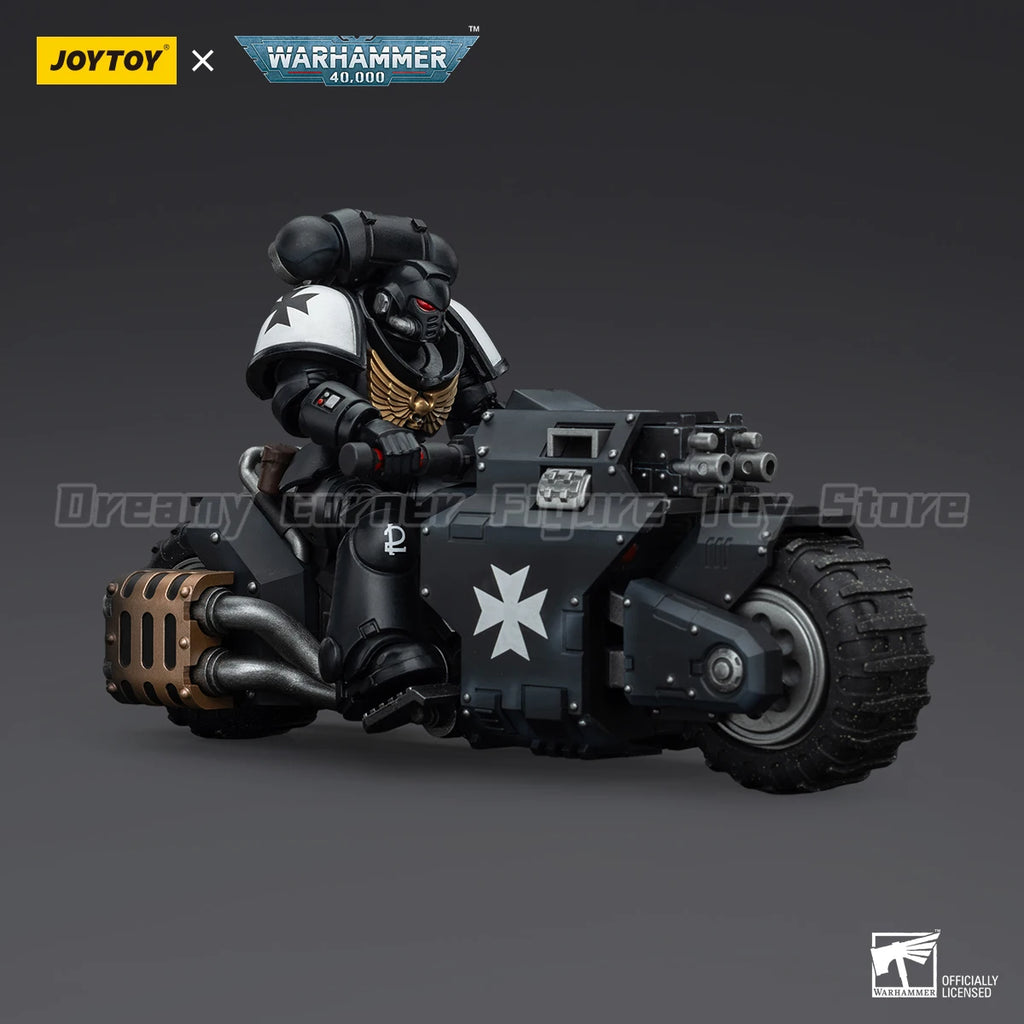 【In Stock】JOYTOY Warhammer 40K Space Marines Black Templars Outriders Brother Valtus 1/18 Action Figure