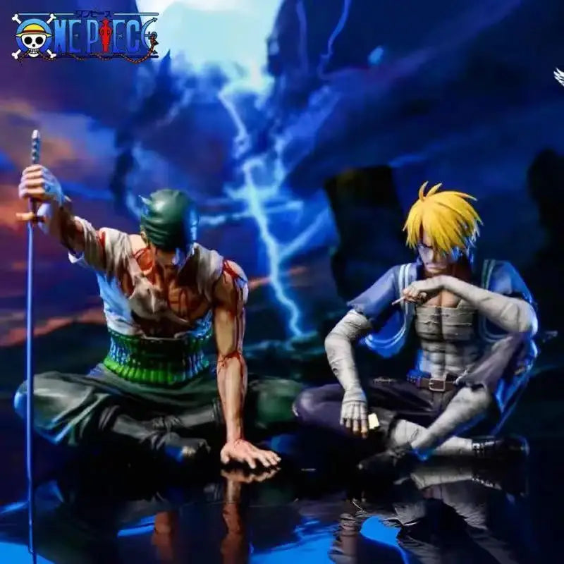 Anime One Piece Figur GK Sanji Battle Damage Sanji Actionfigur Lust Series PVC-Sammlung Modell Spielzeug Geburtstagsgeschenk