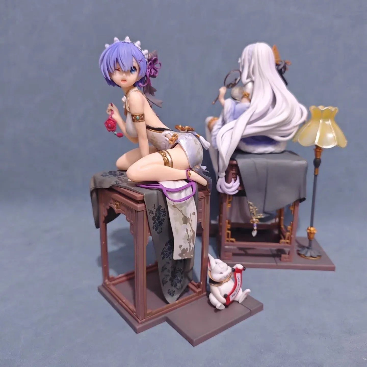 23cm Re:Life In A Different World From Zero Emilia Anime Figures Emilia Rem Action Figures Pvc Model Ornamen Toys Doll Gifts