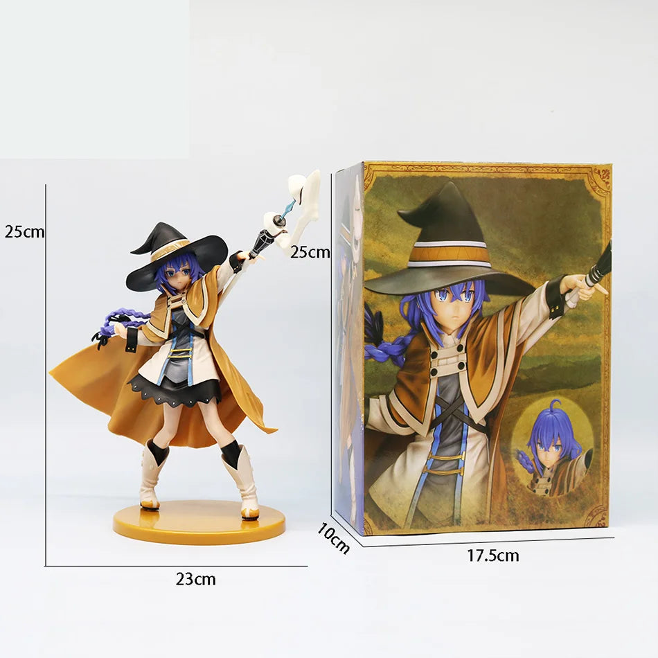 The 20cm/25cm Magician Roxy Migurdia flower Action Figure Mushoku Tensei：Jobless Reincarnation Anime Figure PVC
