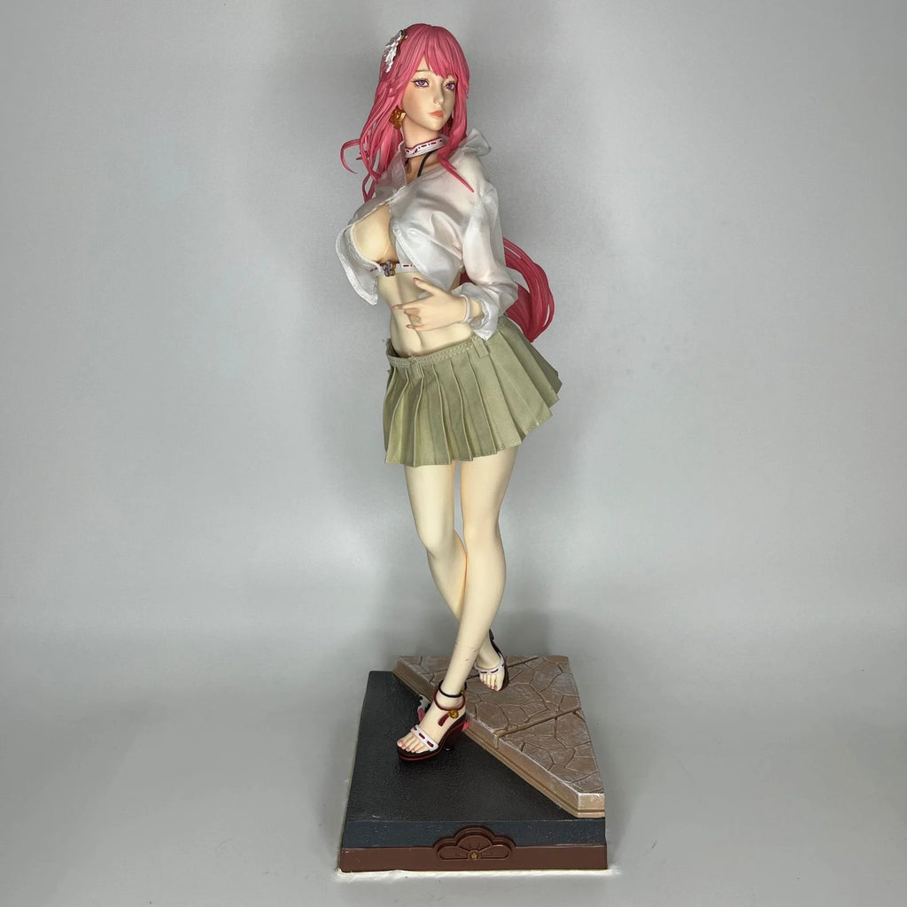 Raiden Shogun/Yae Miko Large Figure Casual Outfit Standing Pose Anime Figure Model Statue Collection Desktop Decoration Toy