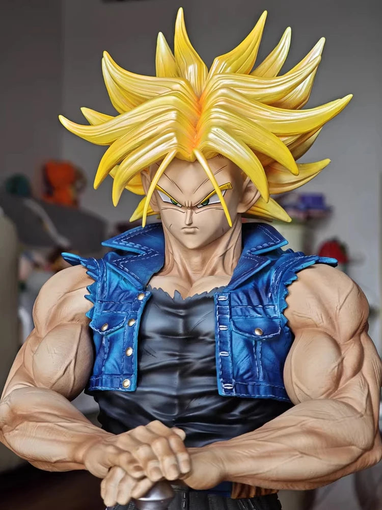 JT Toys 53 cm Dragon Ball Anime Figur Torankusu Figur Trunks PVC Statue Sammlung Modell Dekoration Benutzerdefiniertes Geschenkspielzeug