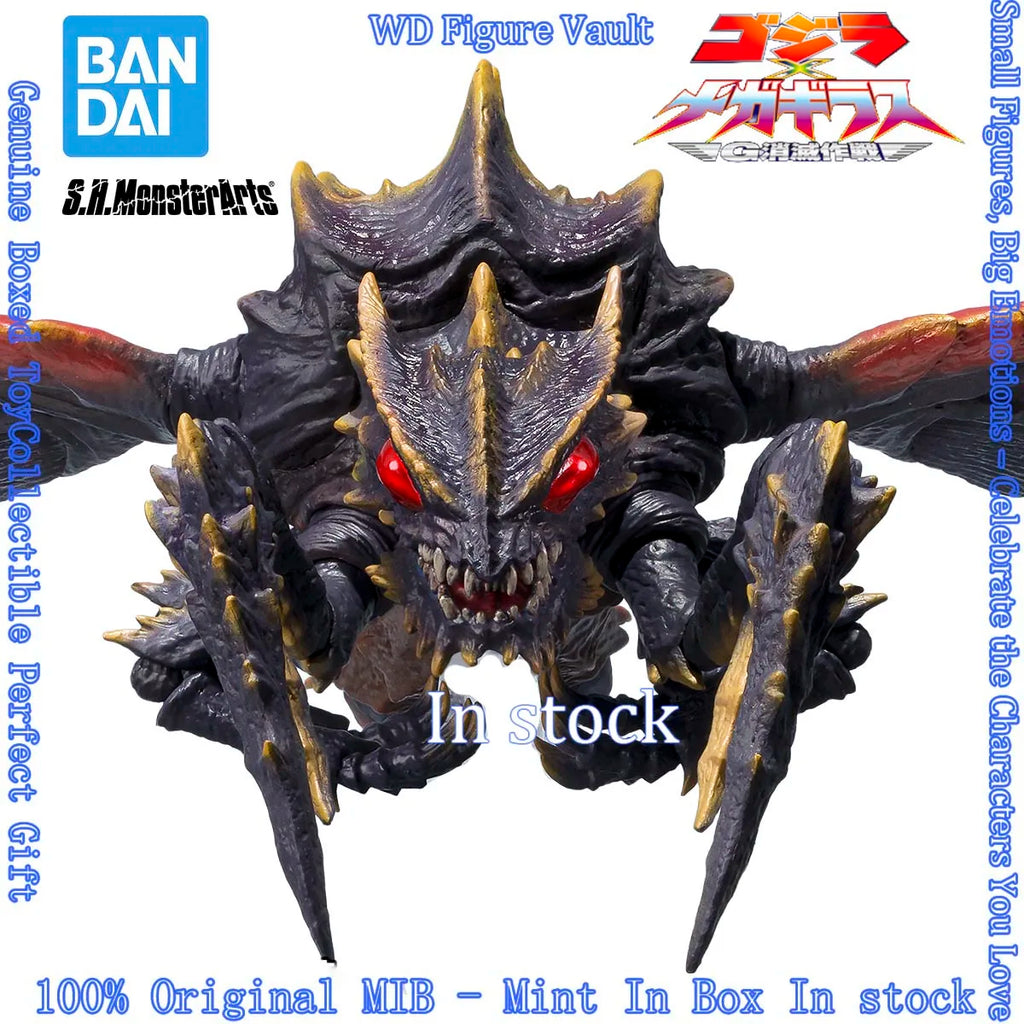Bandai S.H.MonsterArts Megaguirus Evolution Set Godzilla vs Megaguirus G Annihilation Strategy Collectible Action Figure Model