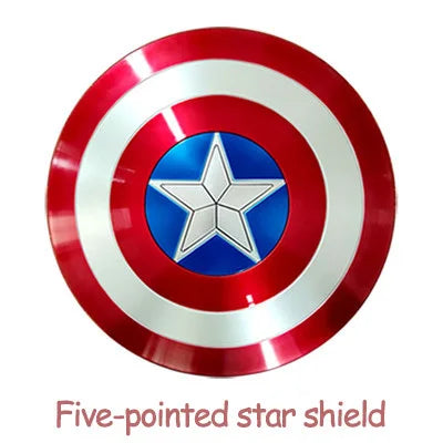 58cm Hot Movie Avengers 4 Captain America Shield 1:1 Cosplay Outdoor Toy Plastic Action Props Home Decoration Boys Birthday Gift