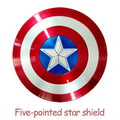 58cm Hot Movie Avengers 4 Captain America Shield 1:1 Cosplay Outdoor Toy Plastic Action Props Home Decoration Boys Birthday Gift