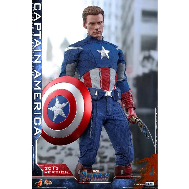 New Original Hot Toys Marvel GAPTAIN AMERIGA 2012 VERSION MMS563 Action Figures Toys Gifts Collection