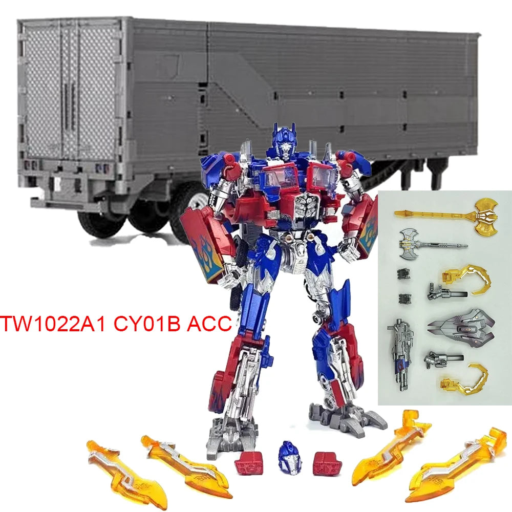 Transformation Toys BAIWEI CY01 TW1122 TW1022 Car Trailers Tactical Container Accessory Backpack Action Figure Deformation Robot