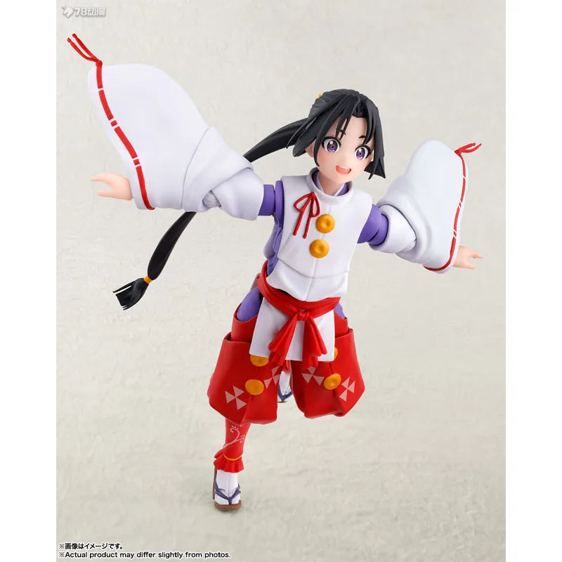 Bandai Genuine S.H.Figuarts Anime Figure Hōjō Tokiyuki 135mm Action Figure Toys for Boys Kids Gift Collectible Model Ornaments