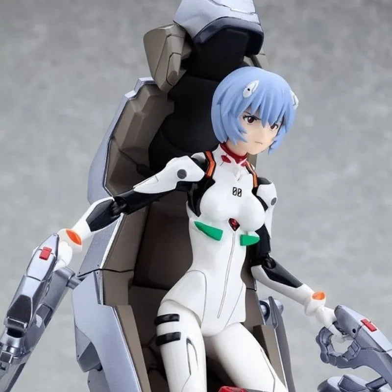 NEON GENESIS EVANGELION Ayanami Rei figure model creative high-value joint movable cute cartoon car computer desktop ornaments