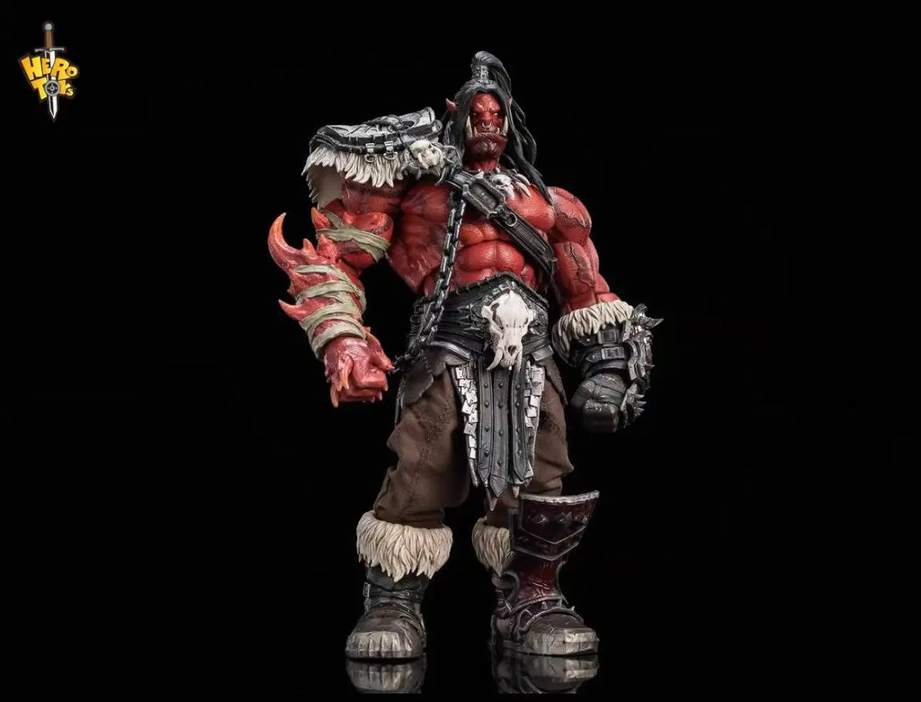 In Stock Herotoys Red Limited Edition Horde Warchief Old Roar Grommash Hellscream