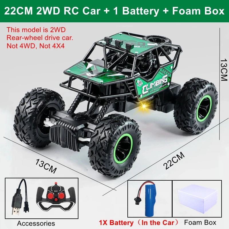 Oike RC-Auto, ferngesteuertes Kletterfahrzeug, für den Außenbereich, Geländewagen, 4WD, Renn-Driftautos, Spielzeug, Geschenk für Kinder und Erwachsene