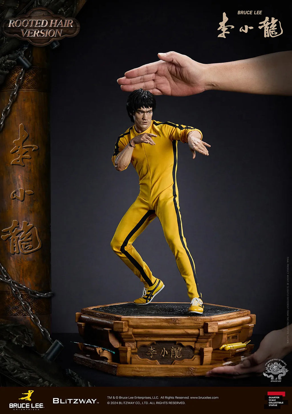 In Stock 【Bang】 BLITZWAY 1/4 BRUCE Little Dragon Limited Hair Transplant Version Statue Figure