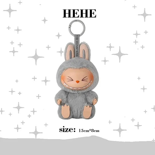 Original Popmart Labubu V1 V2 V3 The Monsters Macaron Have A Seat Big Into Energy Series Blind Box Vinyl Plush Doll Pendant