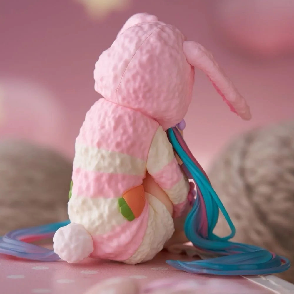 15CM Anime HATSUNE MIKU Figure Noodle Stopper Figure Rabbit Ear Pajamas Model Toy Doll Aciton Figure Collection Gift PVC