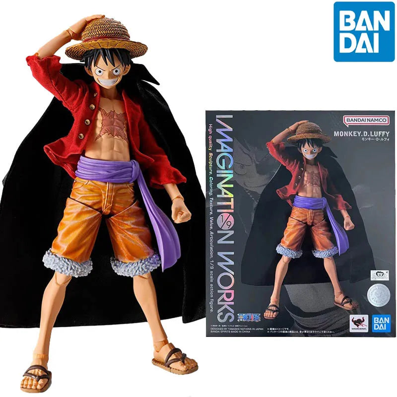 Original BANDAI SPIRITS IW IMAGINATION WORKS ONE PIECE Monkey D. Luffy Anime-Figur, Sammlerstück, Actionfigur, Geschenk