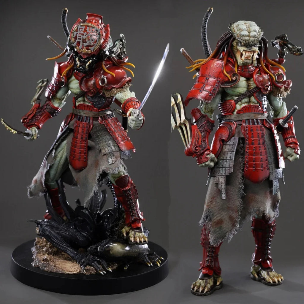 In Stock Original HOTTOYS HT 1/6 AC06《Alien Vs Predator》Samurai Predator Action Figures Collectable Model Surprise Toy Gift
