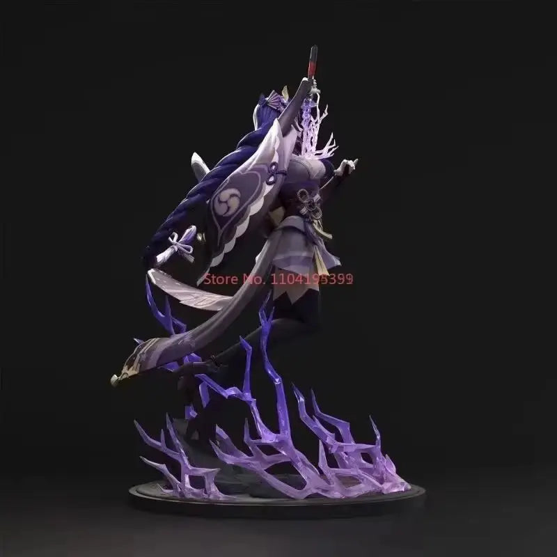 In Stock Original Genuine Genshin Impact Raiden Shogun Ver Genshin 27cm 1/7 Pvc Action Anime Figure Model Toys Holiday Gift