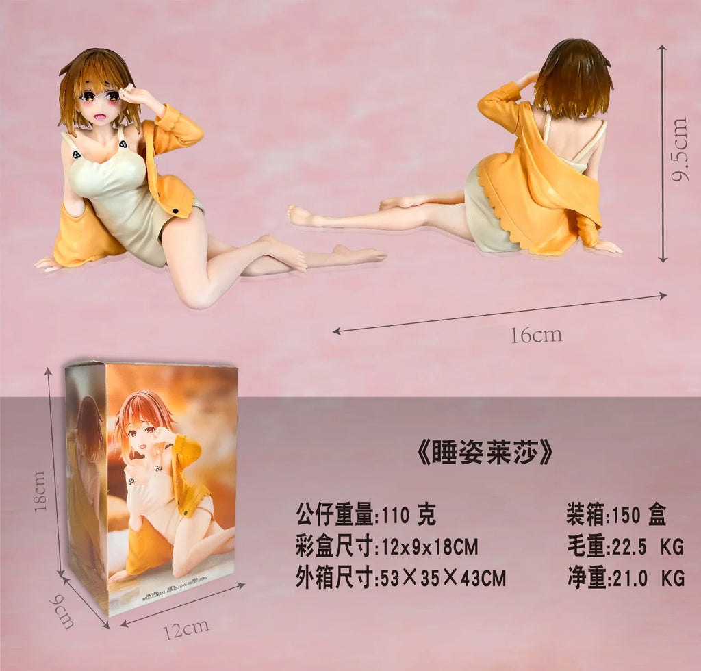 In stock 13CM Anime Reisalin Stout Figure Atelier Ryza: Ever Darkness & the Secret Hideout Pajama Ver Model Toy Doll