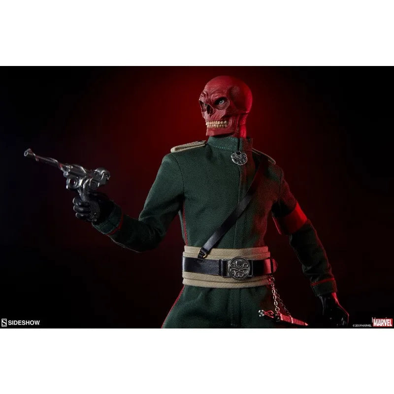 SIDESHOW Original Marvel Villain Red Skull 1\6 Series Red Skull Anime Action Figure Model Toys Model Ornaments Gifts Fo Boys