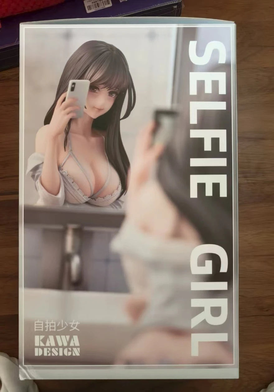 Original KAWA DESIGN Hitomio Shiliu's Original Painting Selfie Girl Normal Version/Deluxe Edition Anime Humanoid Toy Gift Model