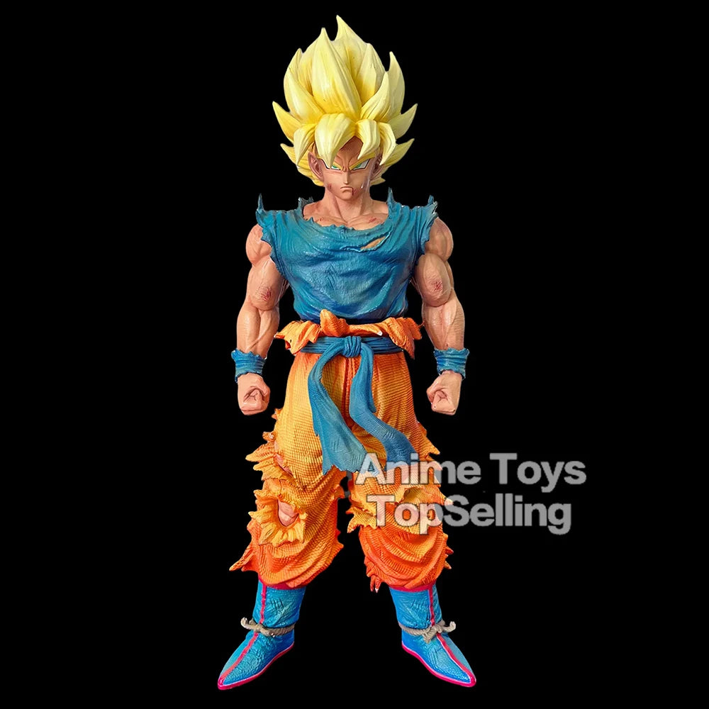 27-28cm Anime Dragon Ball Figure Super Saiyan Goku Action Figure Pvc Statue Collection Model Toys for Children Gifts
